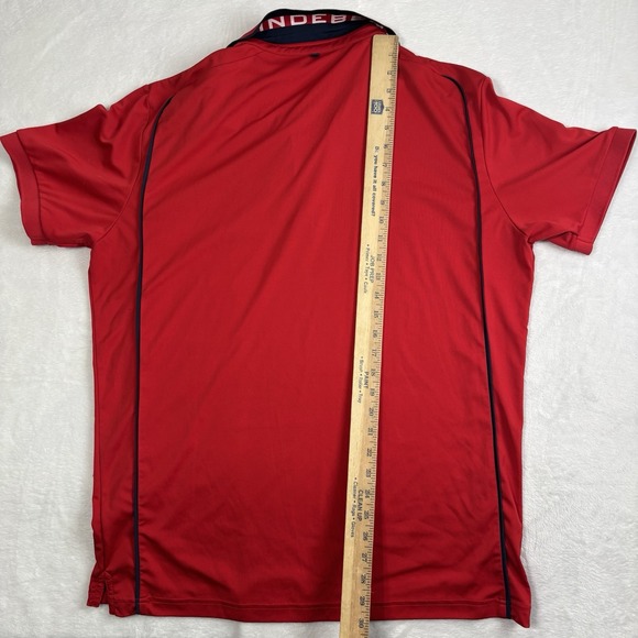 J. Lindberg Veteran Golfers Association Red Polo Collared Shirt Men's‎ XL * - Picture 9 of 9